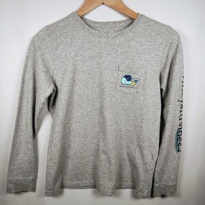 Vineyard Vines Kids XS Long Sleeve Gray T-Shirt